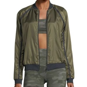 Onzie Zip-Front Lightweight Bomber Jacket